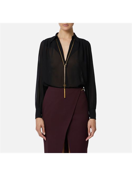 Camicia in georgette con collana ELISABETTA FRANCHI | CA13357E2/110